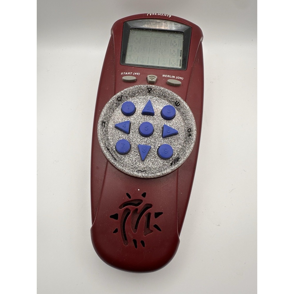 Hasbro Merlin The 10th Quest Electronic Handheld Game 1995 Parker Brothers Works